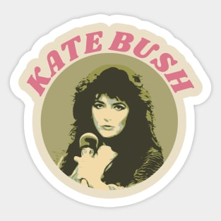 Kate Bush vintage fan art Sticker